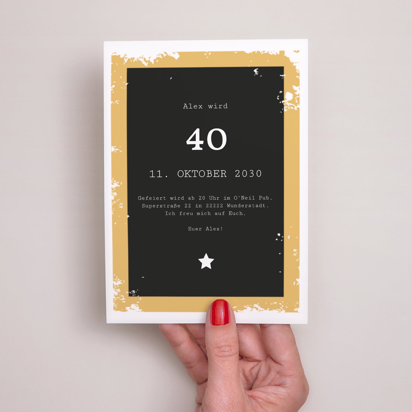 Invitations Anniversaire Adulte Portrait Craft Beer photo N° 3