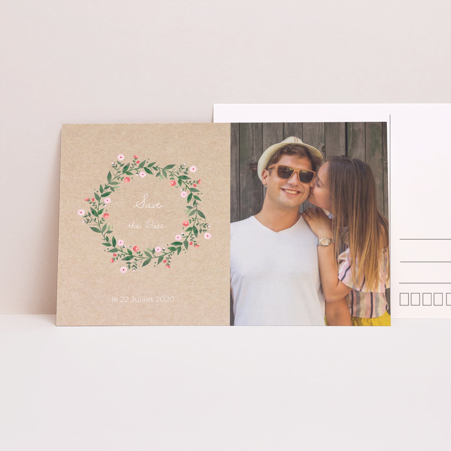 Save the date Mariage Paysage Sous la tonnelle photo N° 1