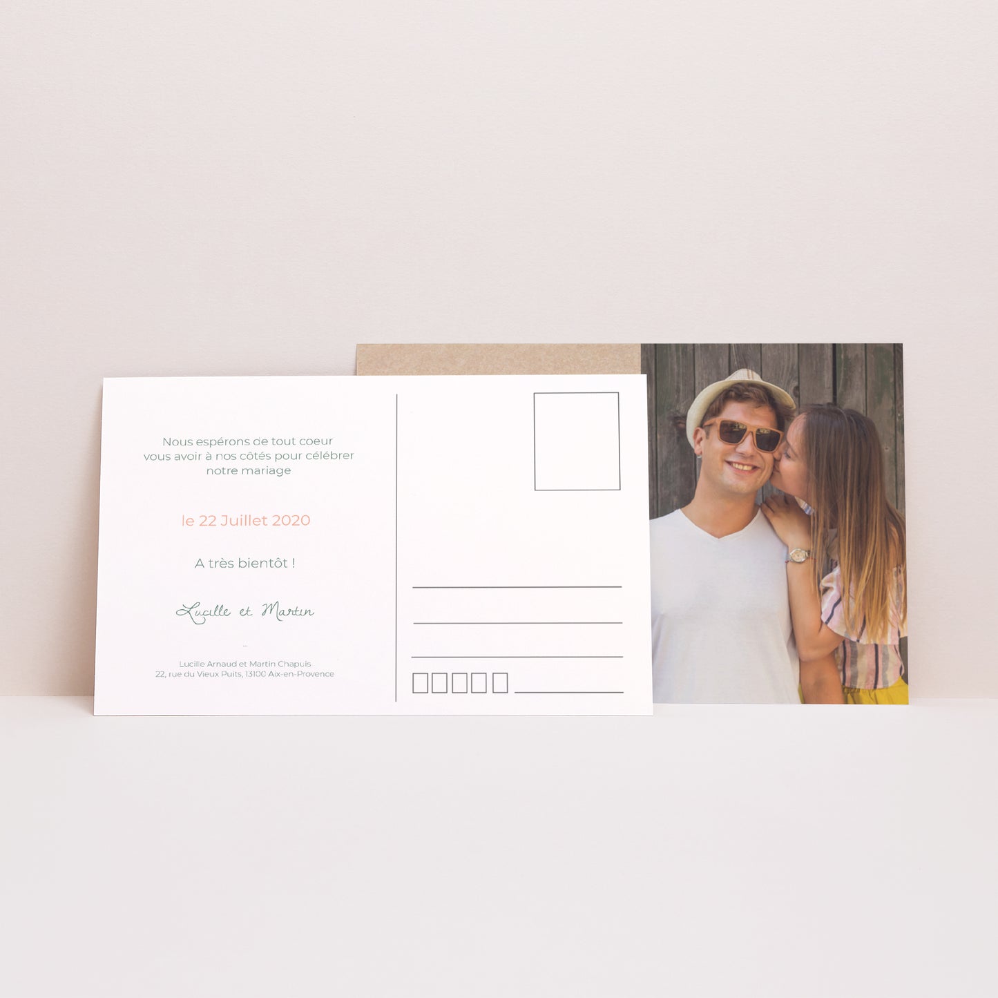 Save the date Mariage Paysage Sous la tonnelle photo N° 2