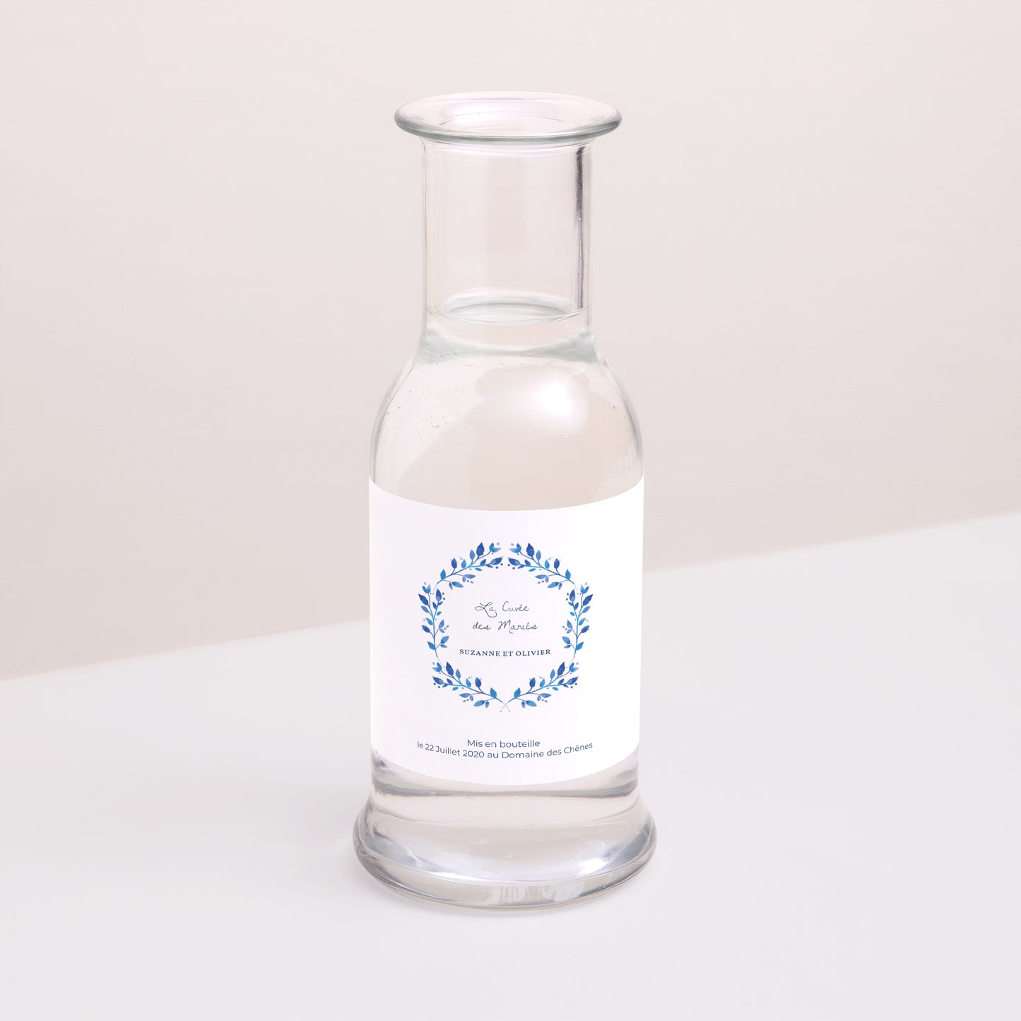 Etiquette bouteille Mariage Paysage Accents méditérannéens photo N° 2