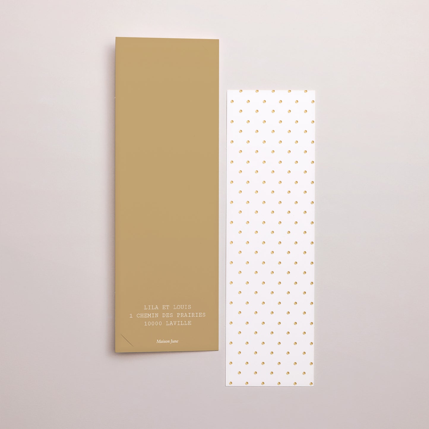 Faire-part Mariage Marque-page photo Oui Massif photo N° 3