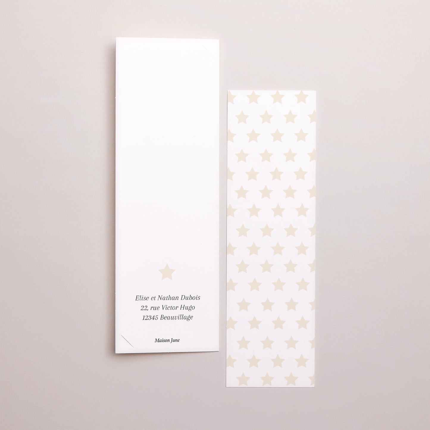 Faire-part Naissance Marque-page photo Voie Lactée photo N° 3