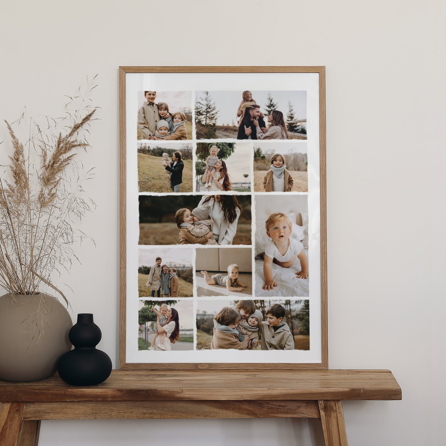 Affiche Photos Portrait 60 x 90 cm Patchwork famille photo N° 2