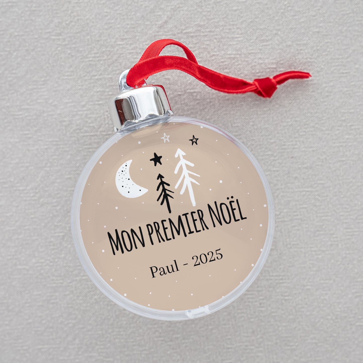 Boule de Noël Fin d'année Ronde 1er Noël III photo N° 2