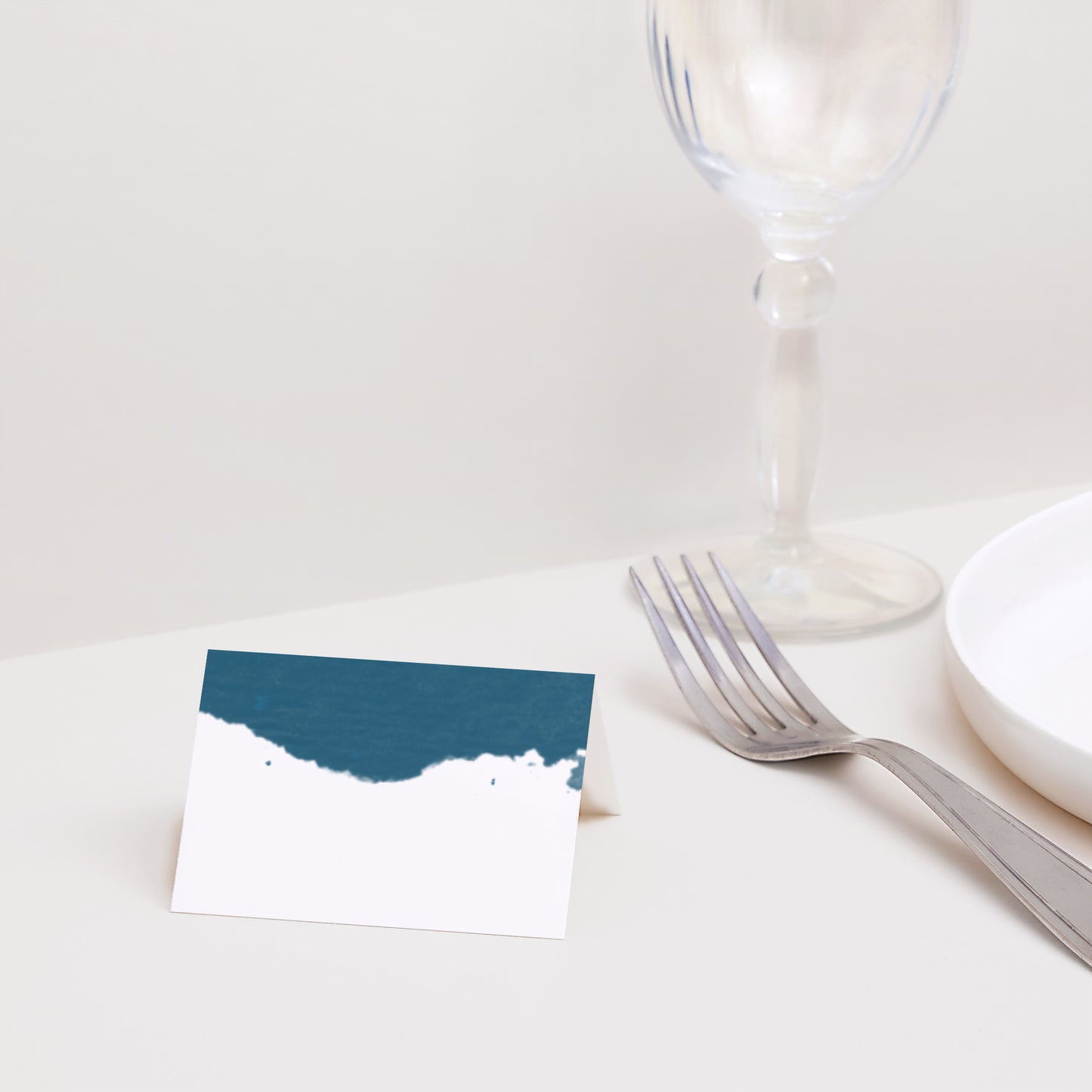 Marque-place Mariage 2 volets L'or bleu photo N° 2