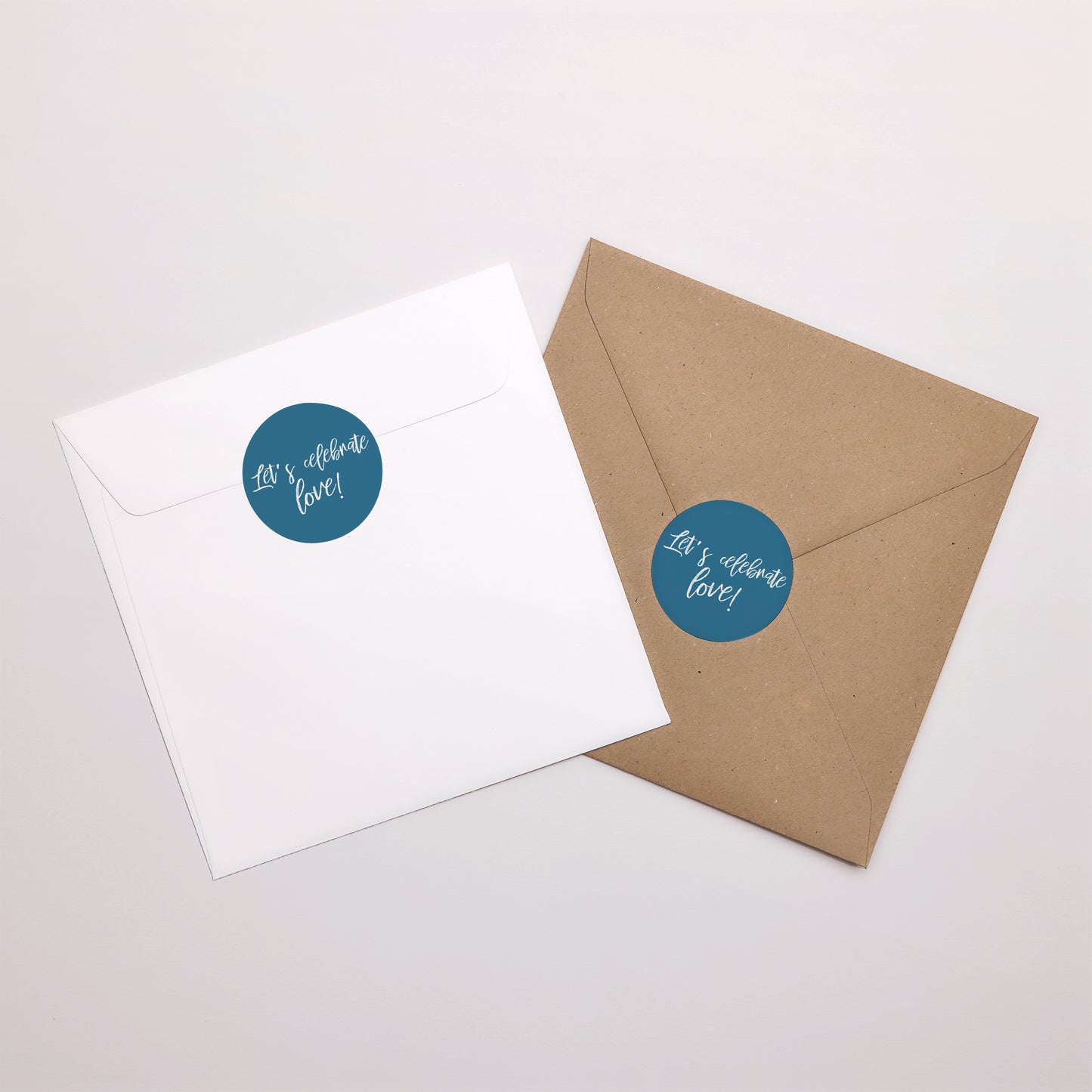 Sticker Mariage Rond L'or bleu photo N° 1