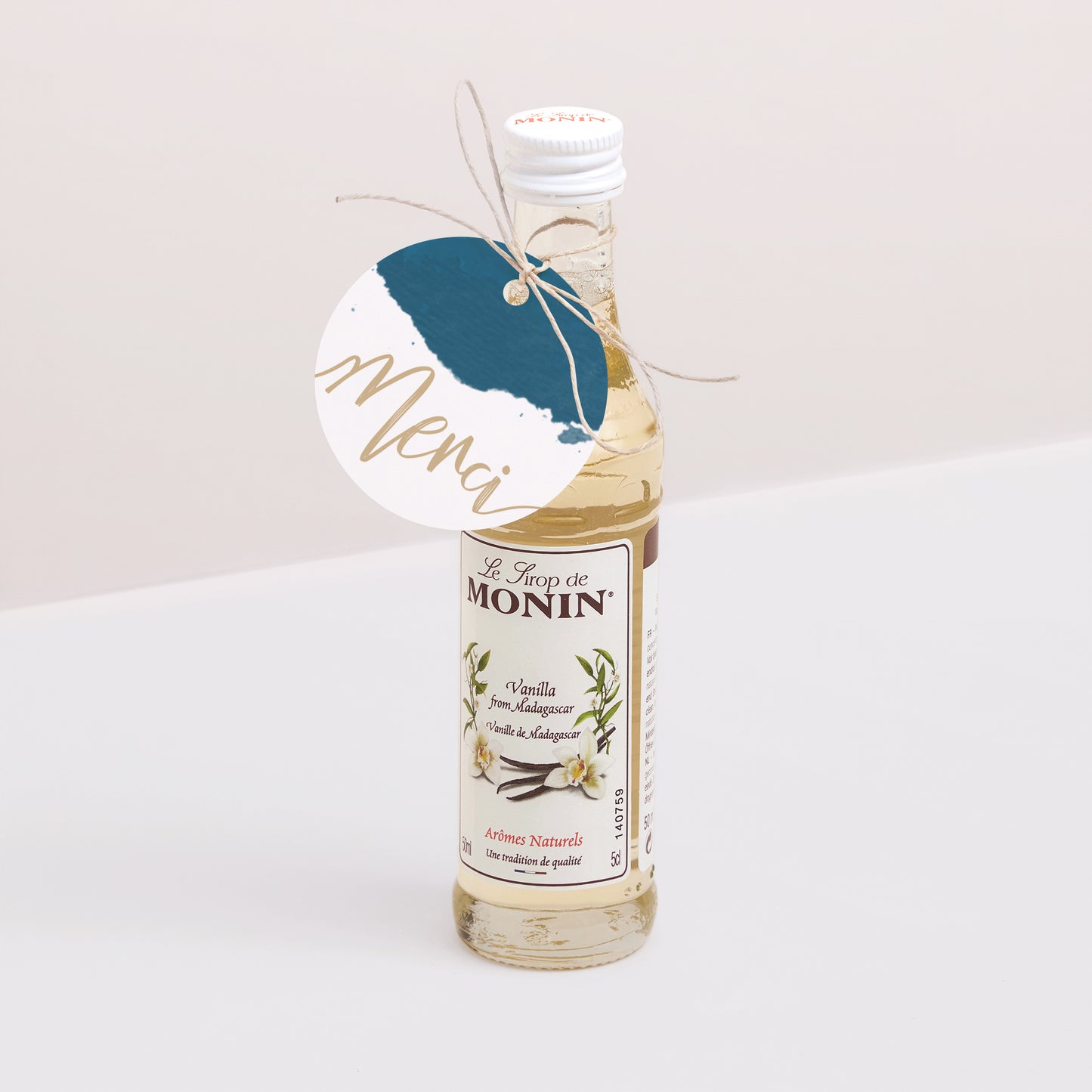 Etiquette perforée Mariage Ronde L'or bleu photo N° 3