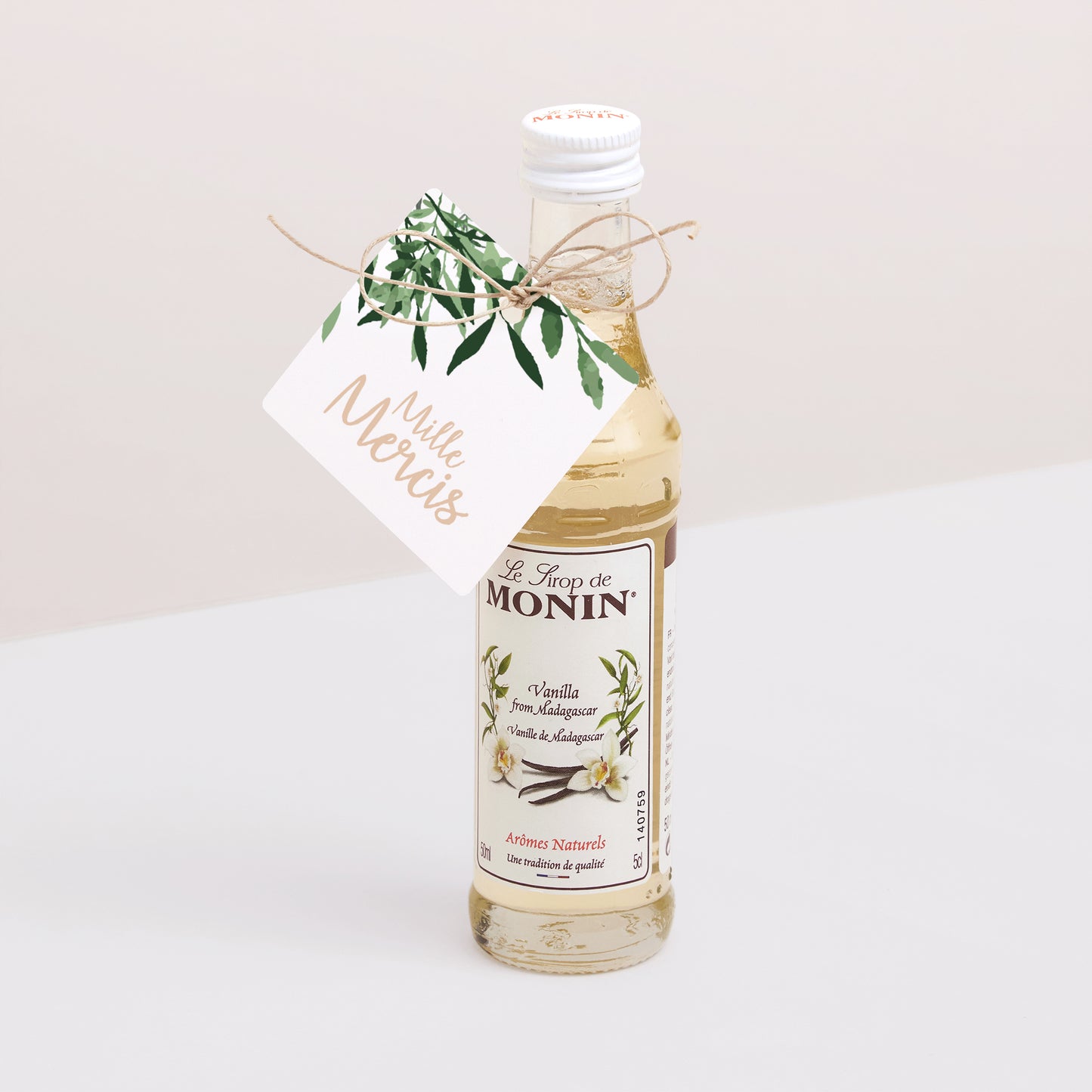 Etiquette perforée Mariage Carrée Végétal photo N° 3