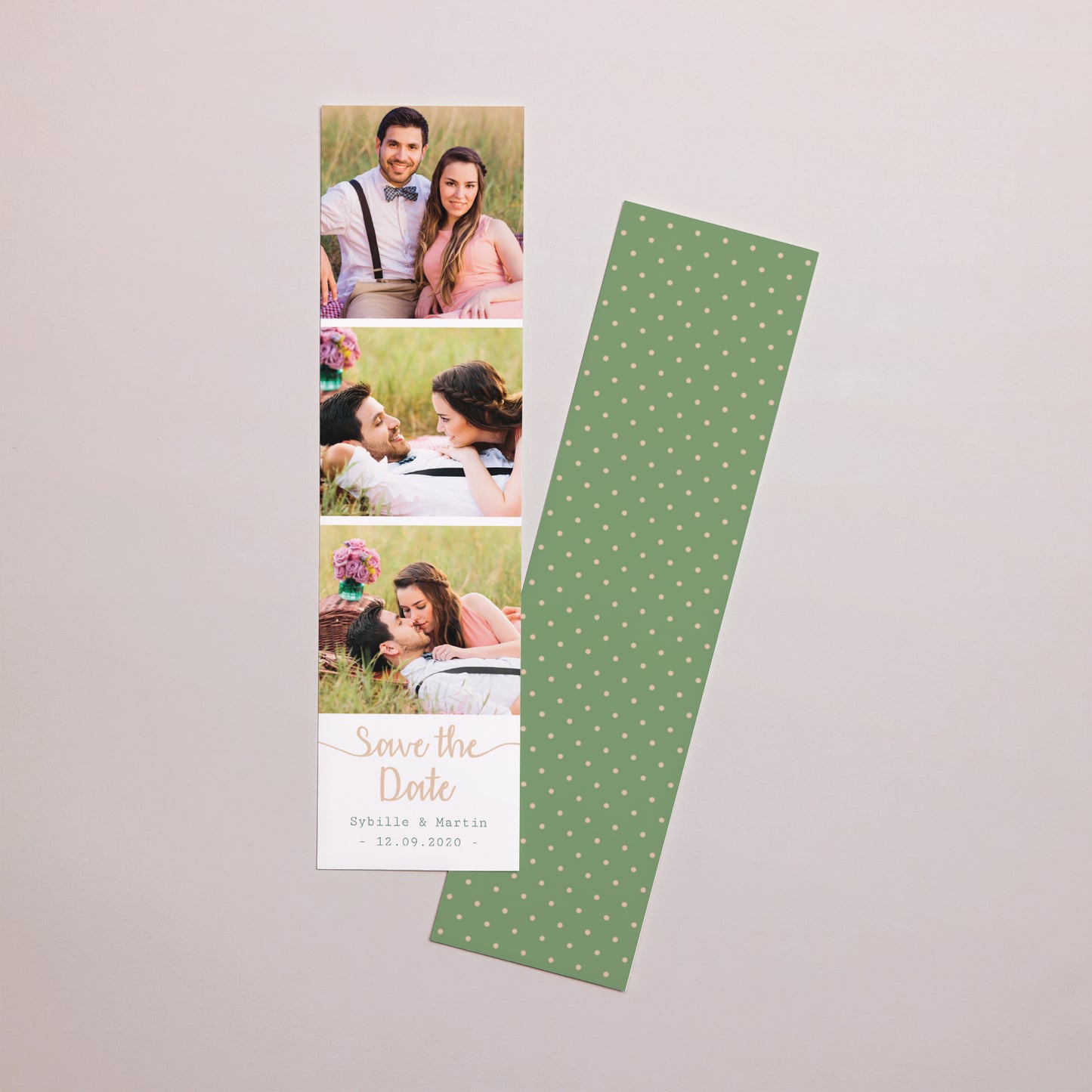 Save the date Mariage Marque-page Végétal photo N° 1