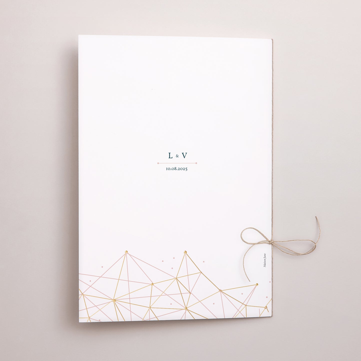 Livret de messe Mariage Double volet Constellation photo N° 3