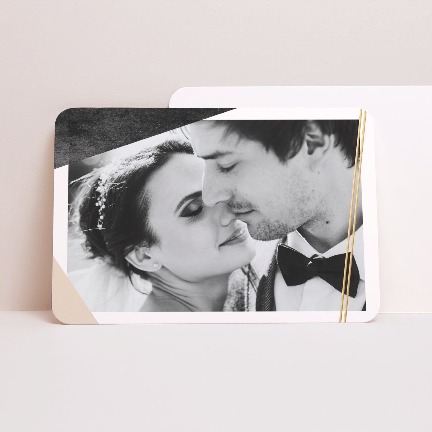 Remerciements Mariage Paysage, bords arrondis Minéral photo N° 1