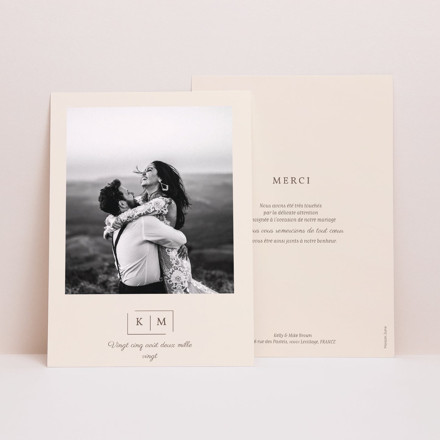 Remerciements Mariage Portrait Modern Nude photo N° 1