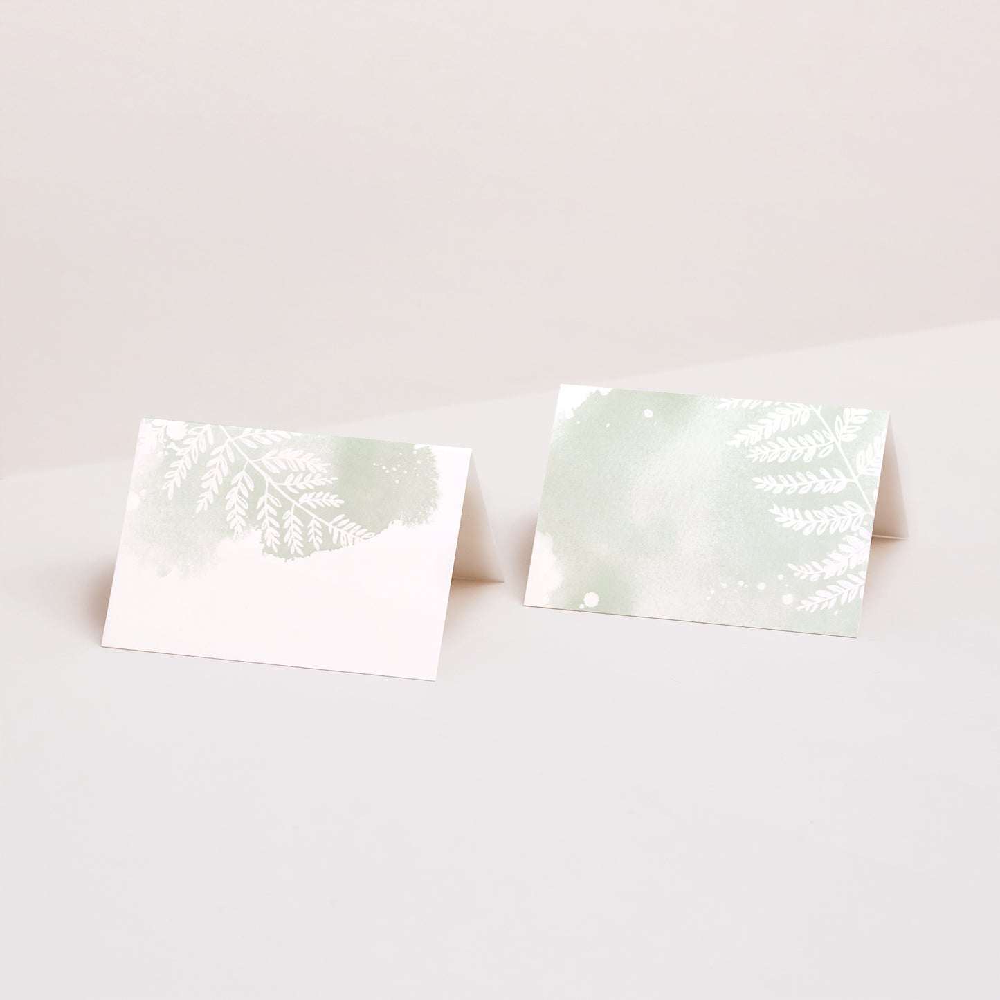 Marque-place Mariage 2 volets Verdoyant photo N° 1