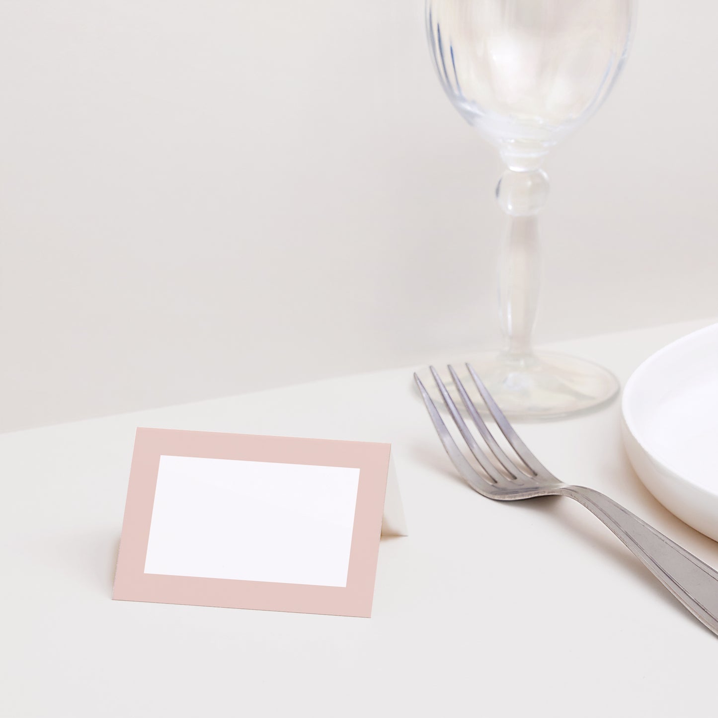 Marque-place Baptême 2 volets Colombe rose photo N° 2