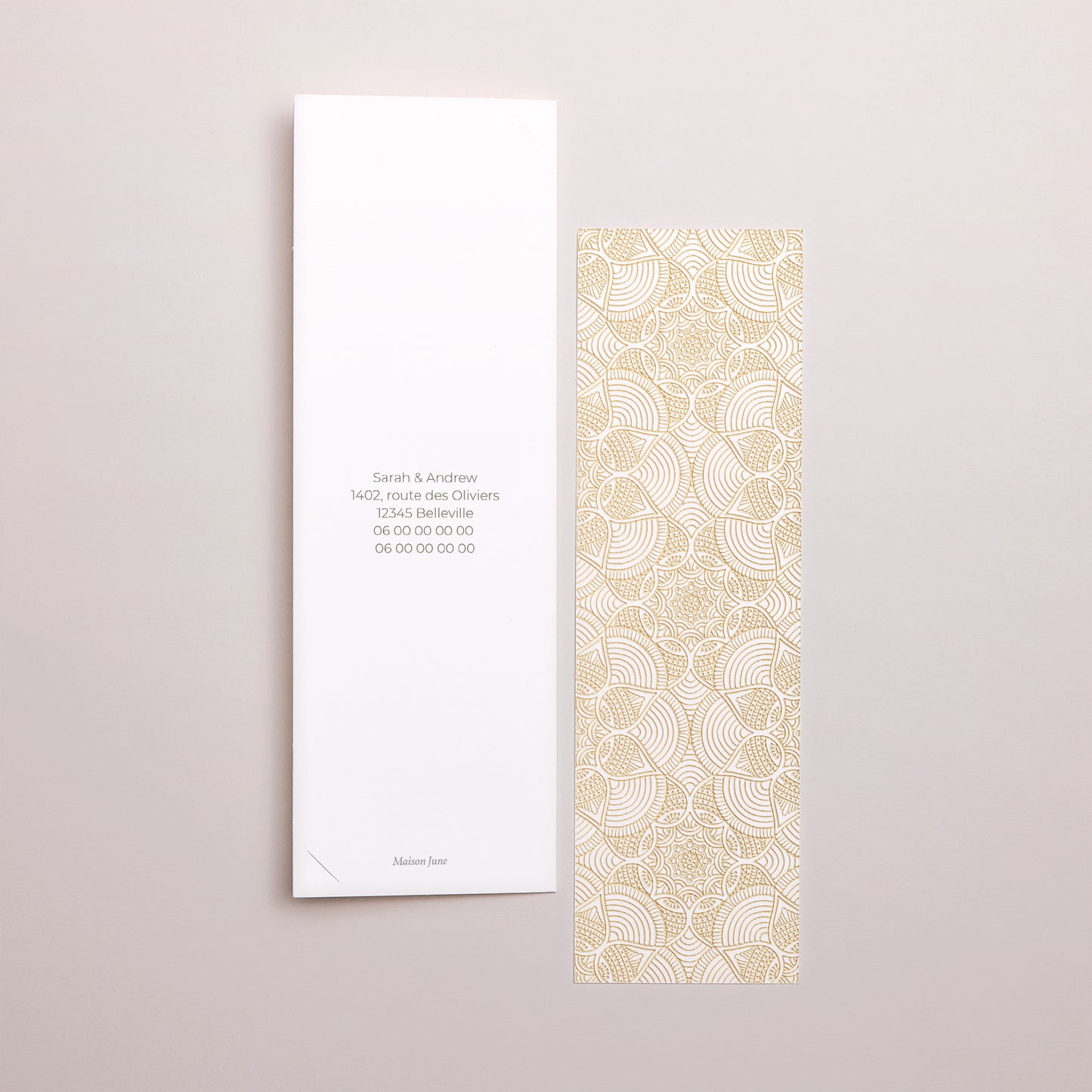 Faire-part Mariage Marque-page photo Constantinopolis photo N° 3