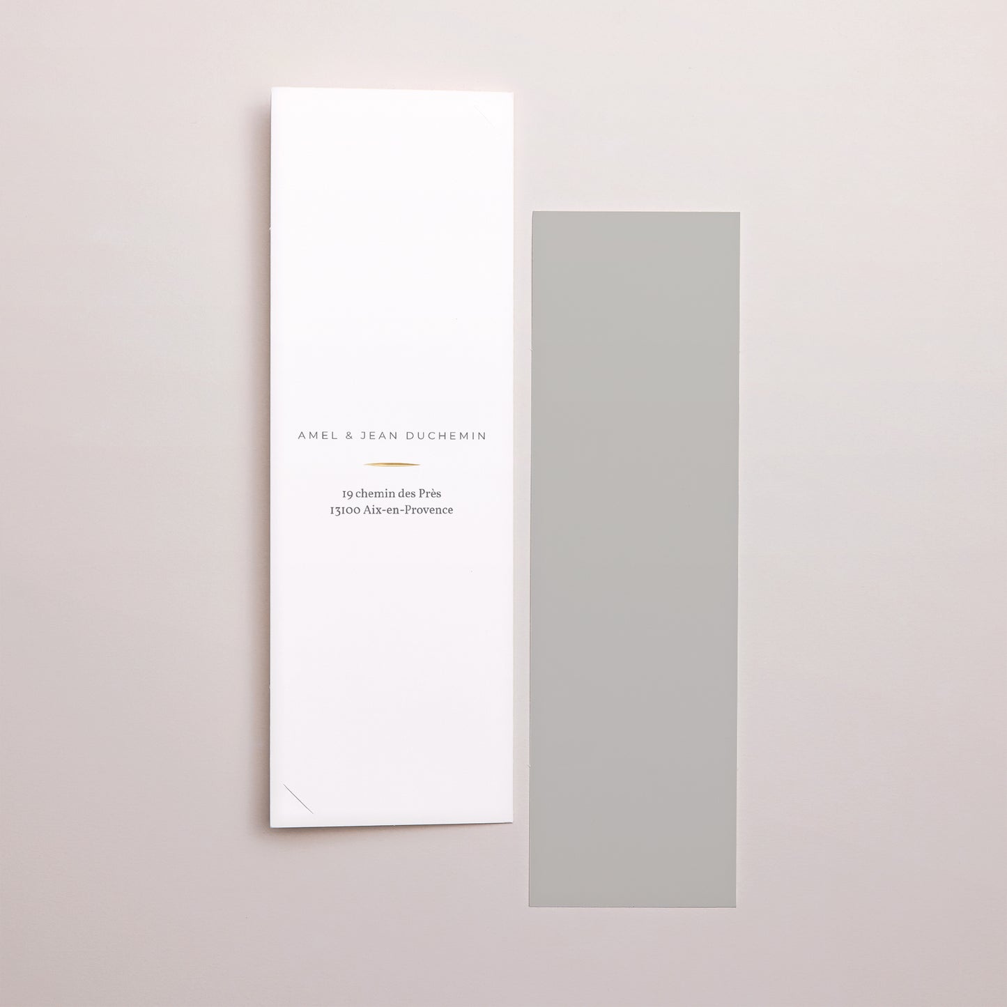 Remerciements Mariage Marque-page photo Rameaux Aquarelle photo N° 3