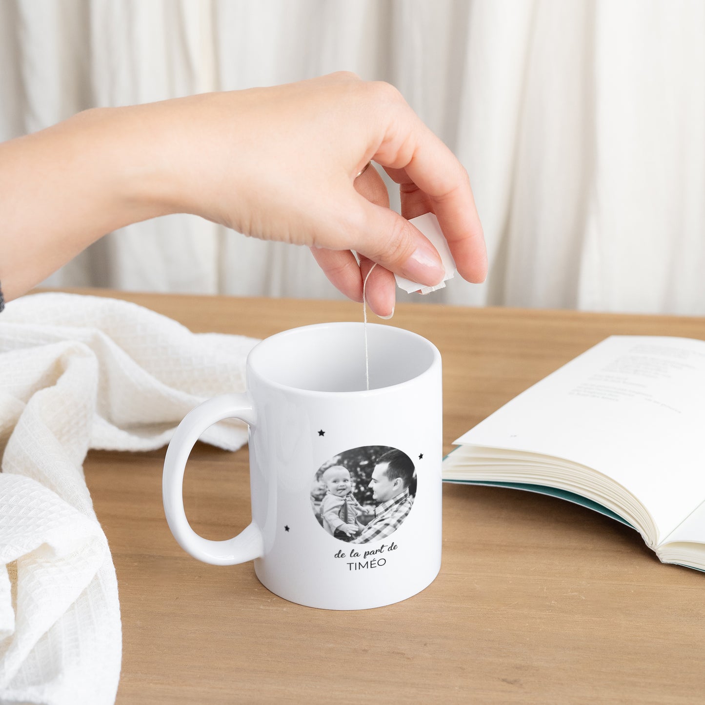 Mug Objets Blanc To the Moon II photo N° 3