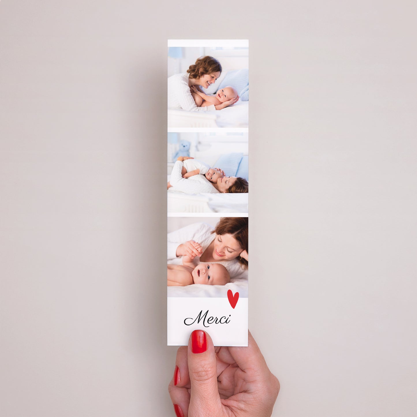 Remerciements Naissance Marque-page Ours et Bateau photo N° 2