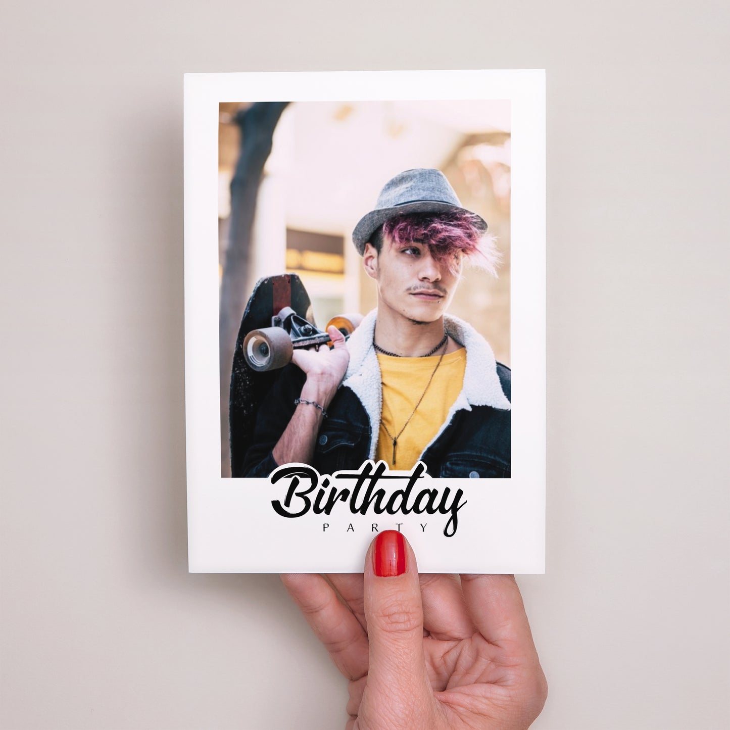 Invitations Anniversaire Adulte Portrait Birthday Party photo N° 2