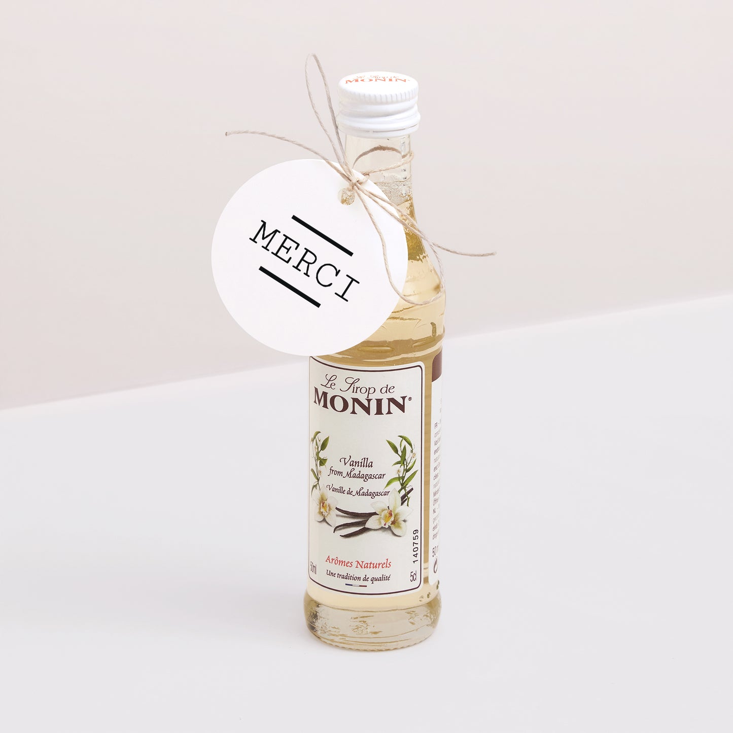 Etiquette perforée Mariage Ronde Cappuccino photo N° 3