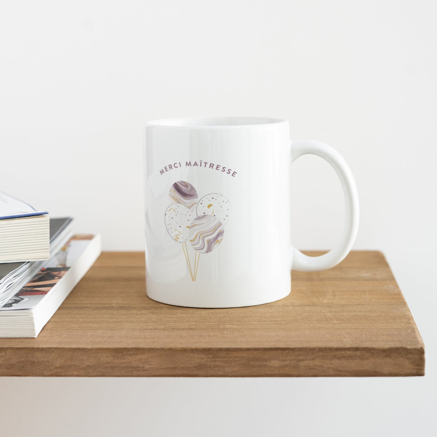 Mug Objets Blanc Ballons photo N° 4