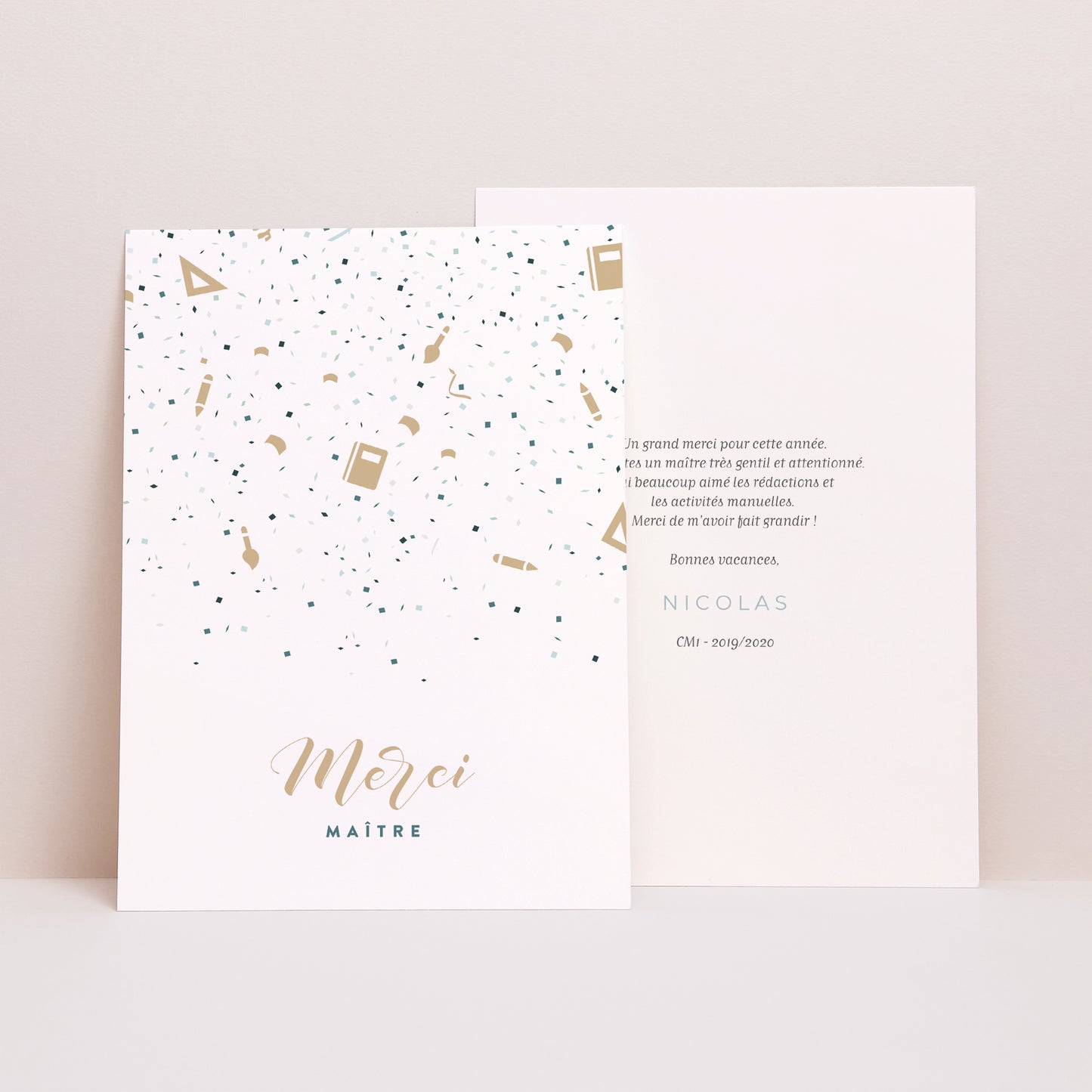 Carte Objets Portrait En vacances photo N° 1