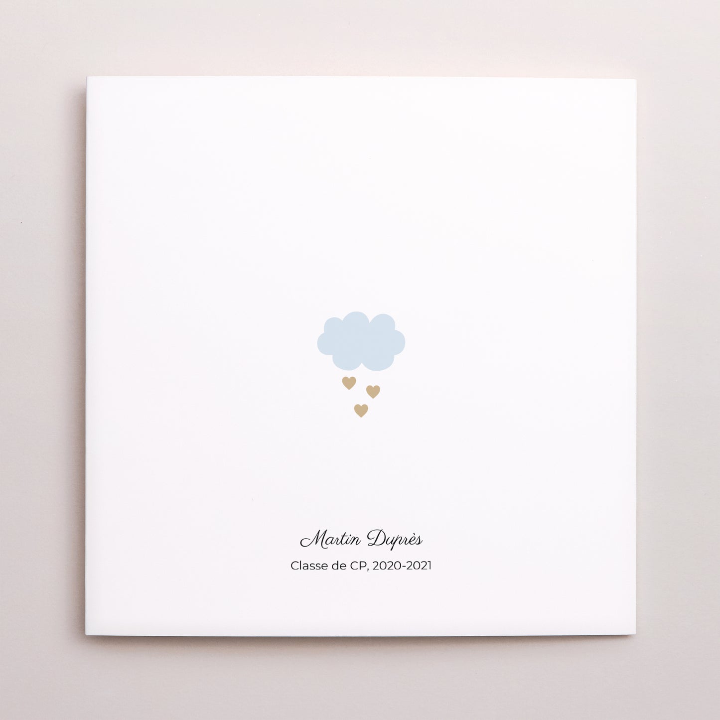 Faire-part Objets Carré double volet Rainbow boy photo N° 3