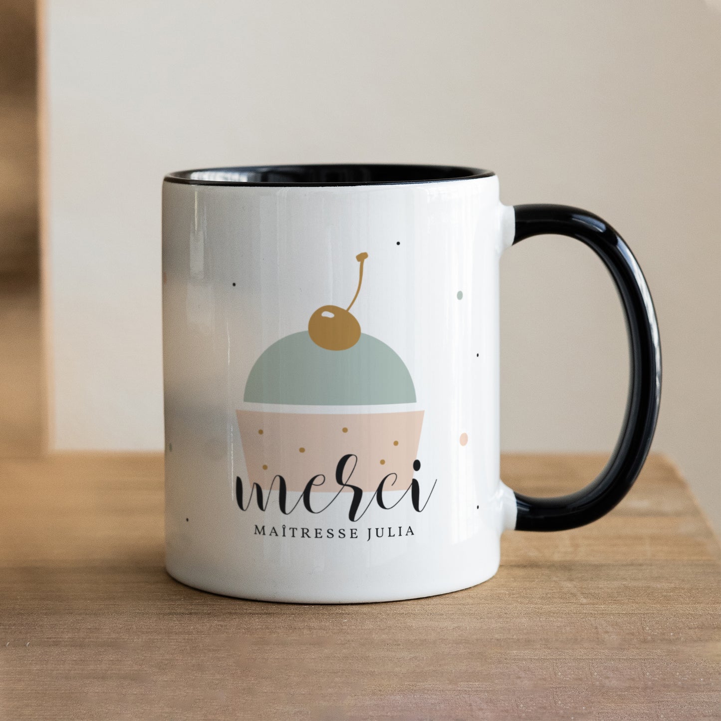 Mug Objets Noir Cup Cake photo N° 1