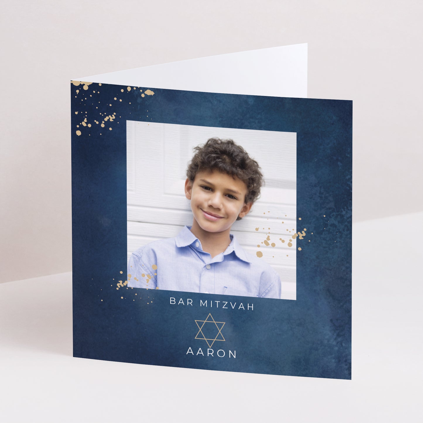 Carte Mariage Carré double volet Expression photo N° 1