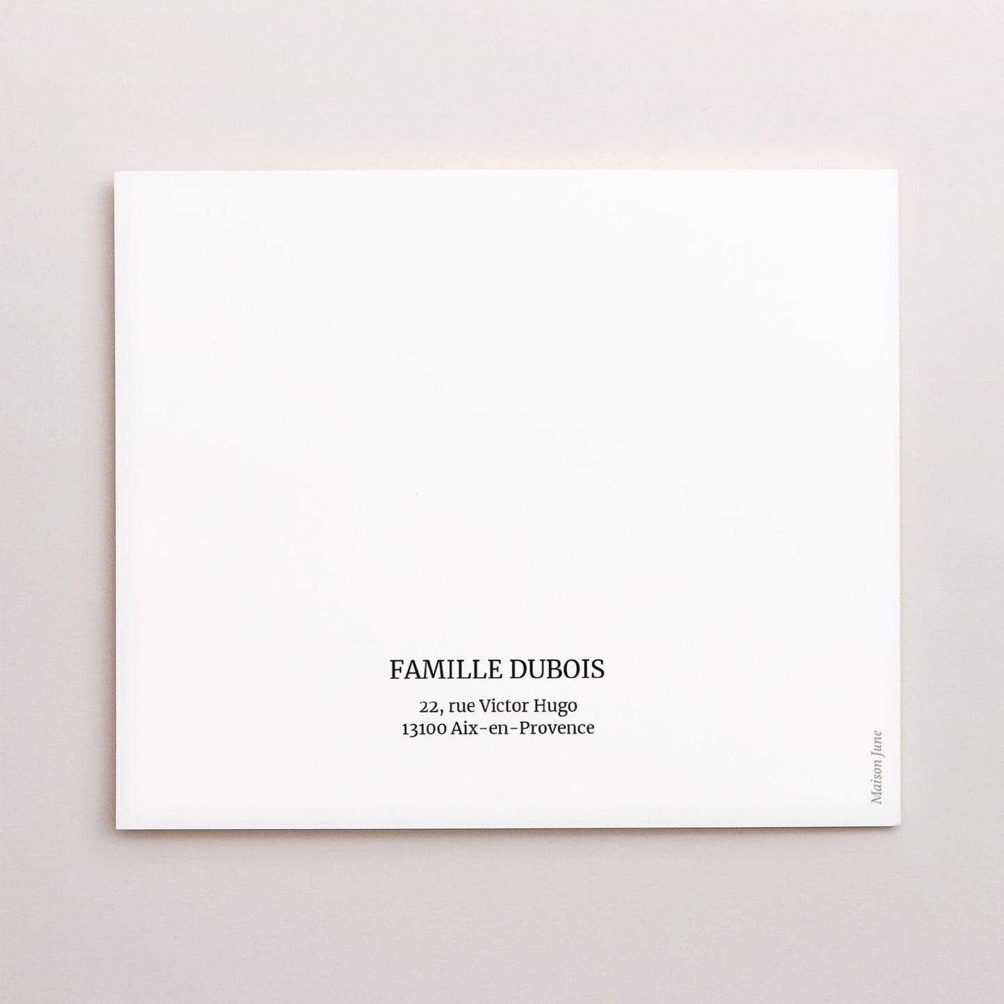 Remerciements Naissance Double volet asymétrique Aquarelle Florale photo N° 3