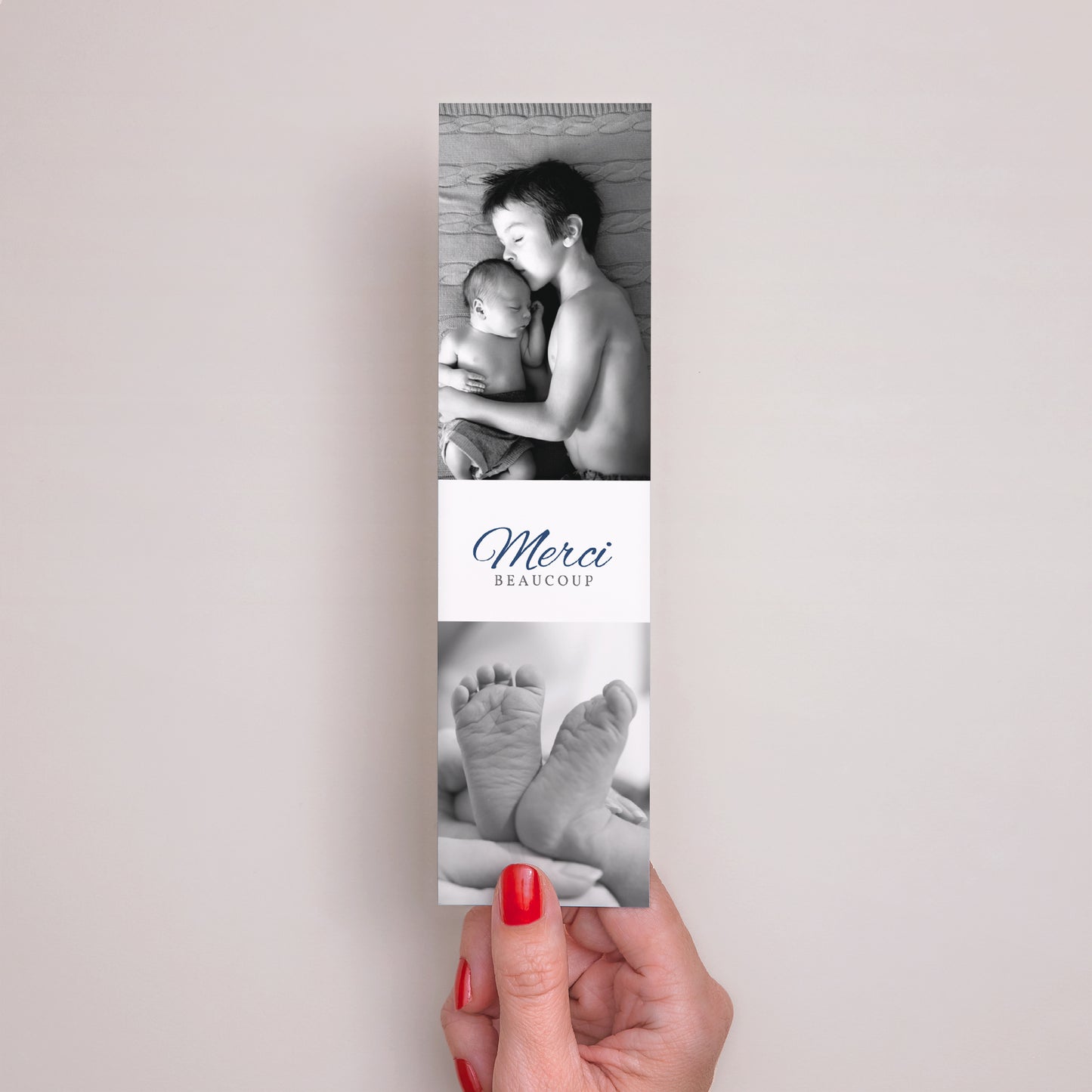 Remerciements Naissance Marque-page HELLO WELCOME photo N° 2