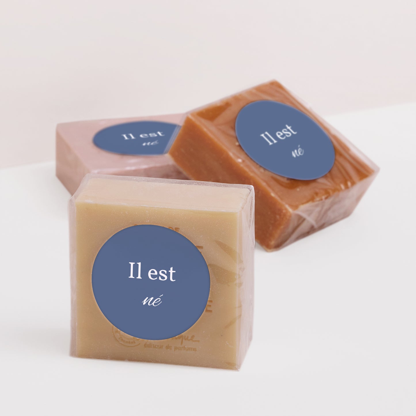 Sticker Naissance Rond HELLO WELCOME photo N° 2