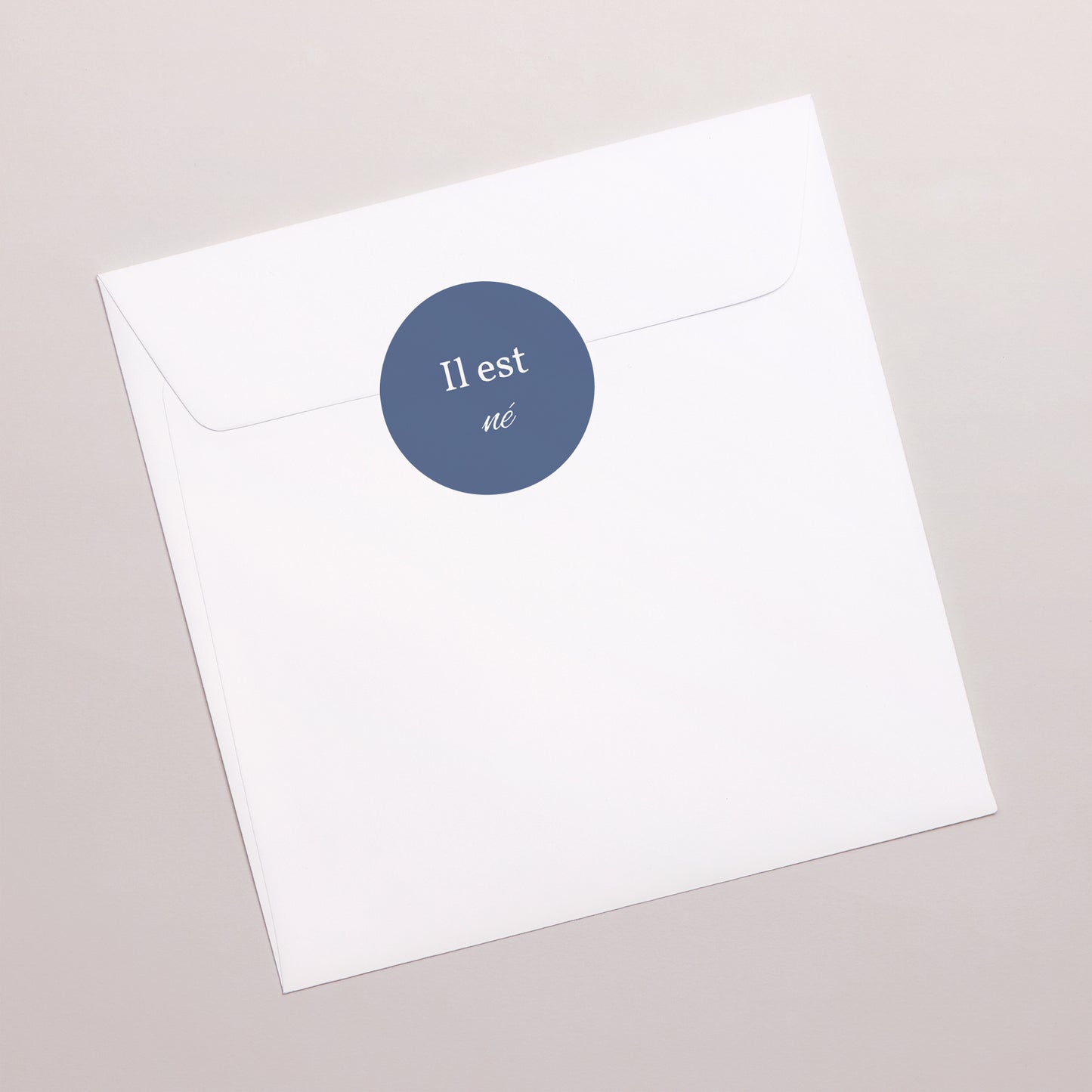 Sticker Naissance Rond HELLO WELCOME photo N° 3