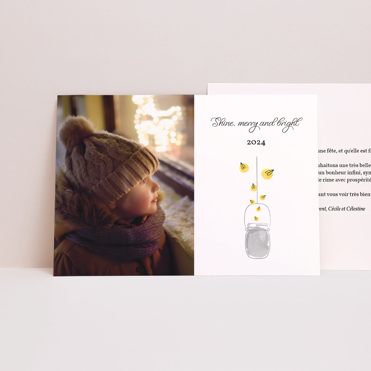 Carte de voeux Fin d'année Paysage Merry and Bright photo N° 1