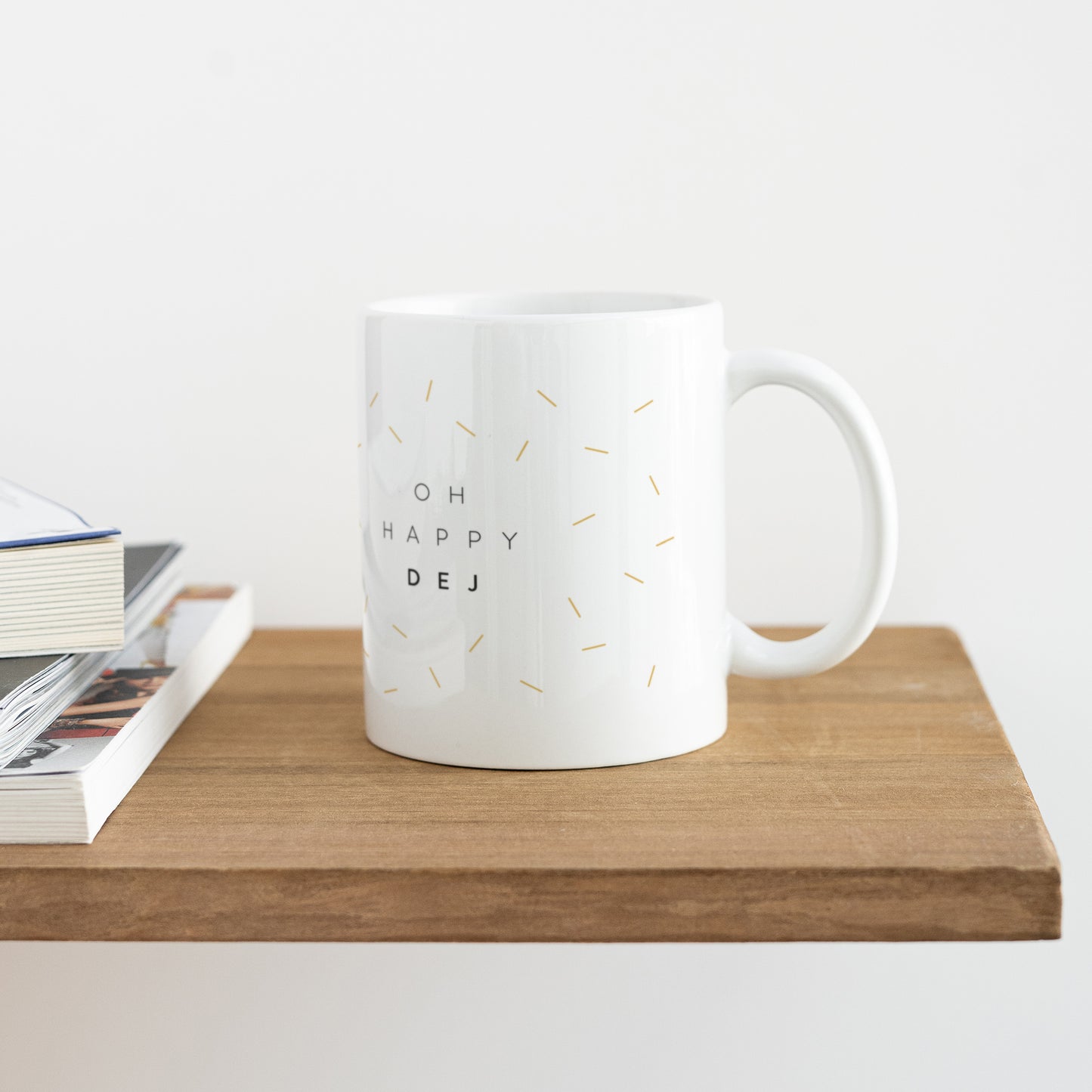 Mug Objets Blanc Voeux Dorés photo N° 4
