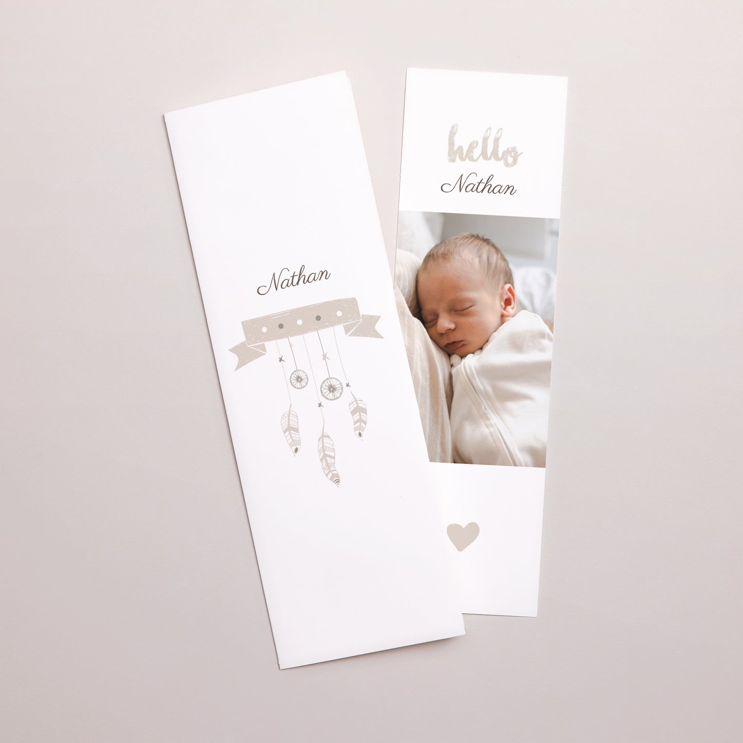 Faire-part Naissance Marque-page photo Pays des rêves photo N° 1