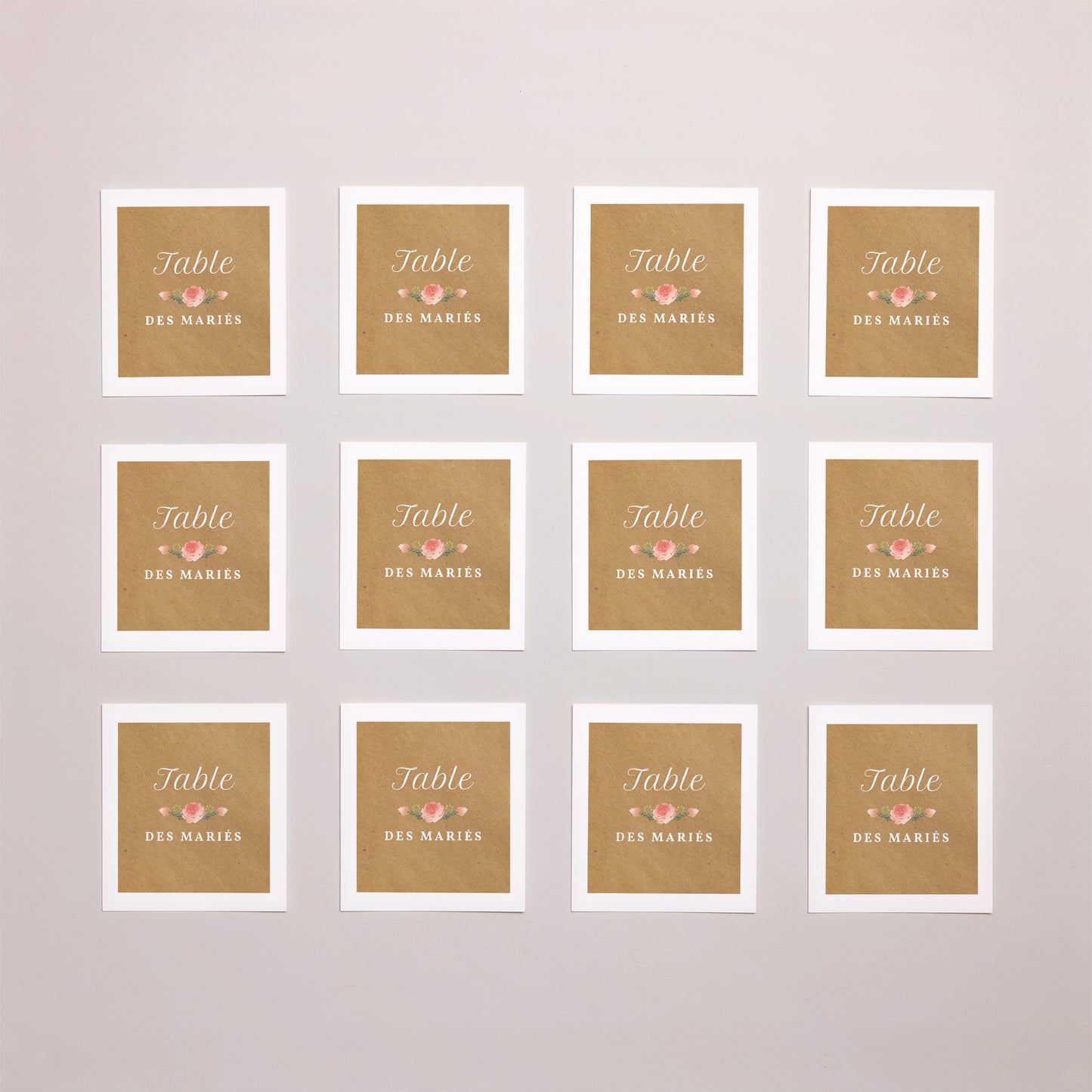 Tirage photo Mariage Lot de 12 Couronne Florale photo N° 1