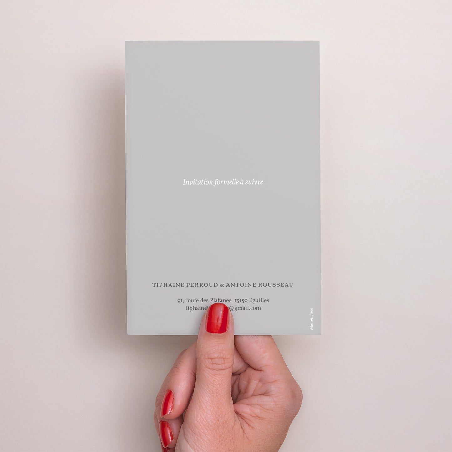 Save the date Mariage Portrait Brin d'Amour photo N° 3