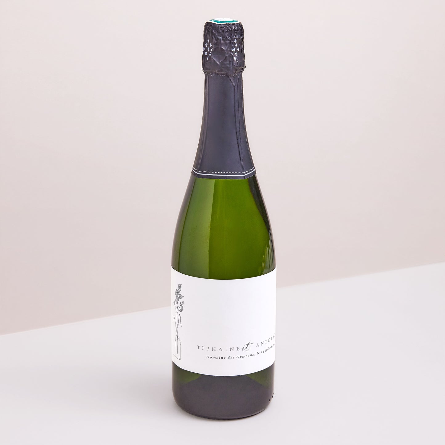Etiquette bouteille Mariage Paysage Brin d'Amour photo N° 1