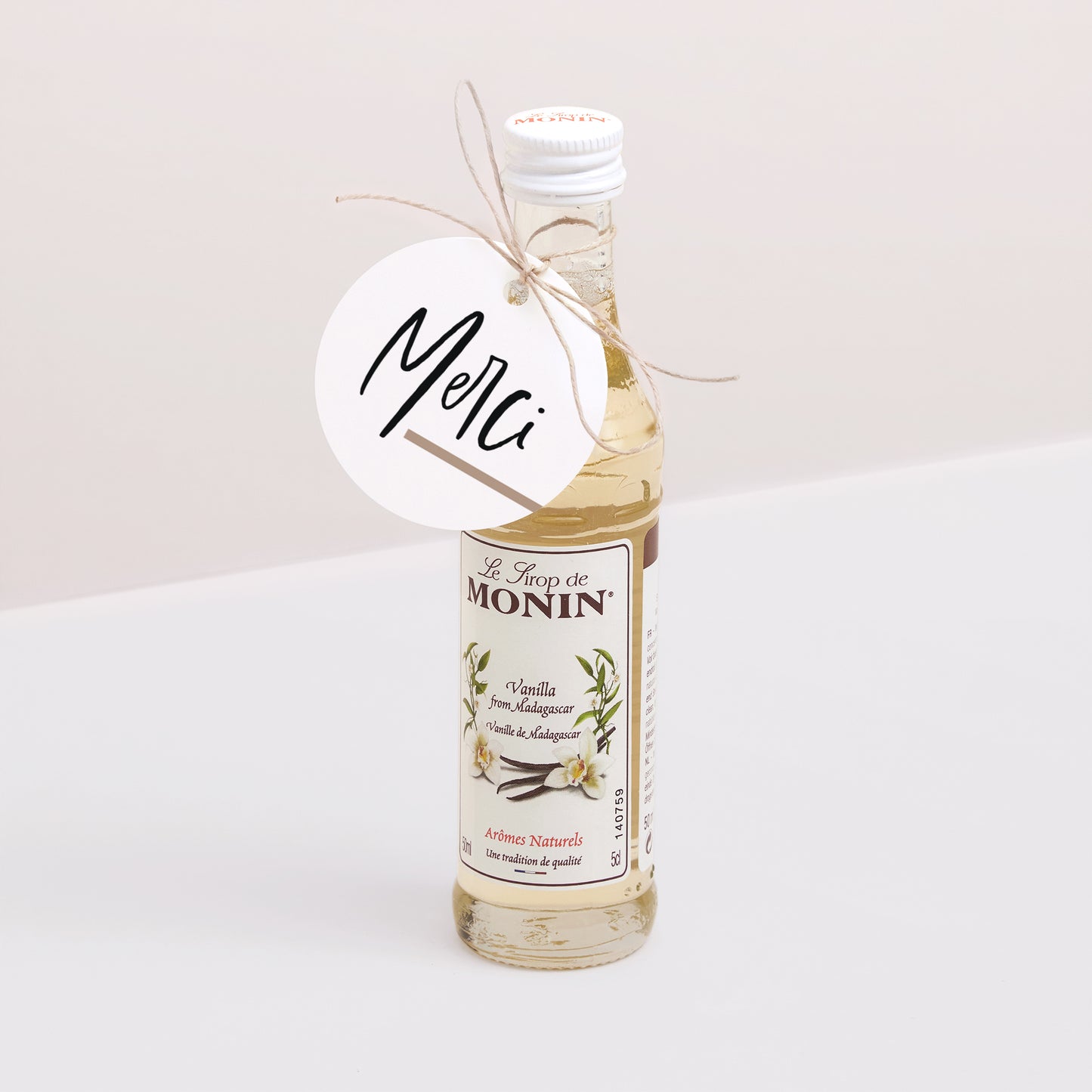 Etiquette perforée Mariage Ronde Effet Brush photo N° 3