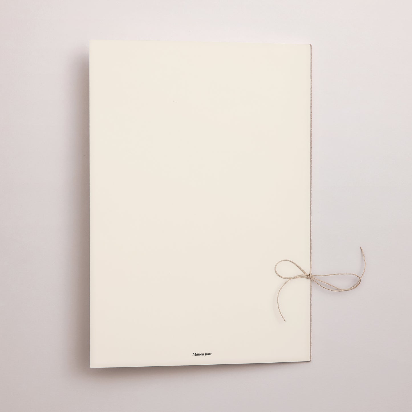 Livret de messe Mariage Double volet Lin & Moutarde photo N° 3