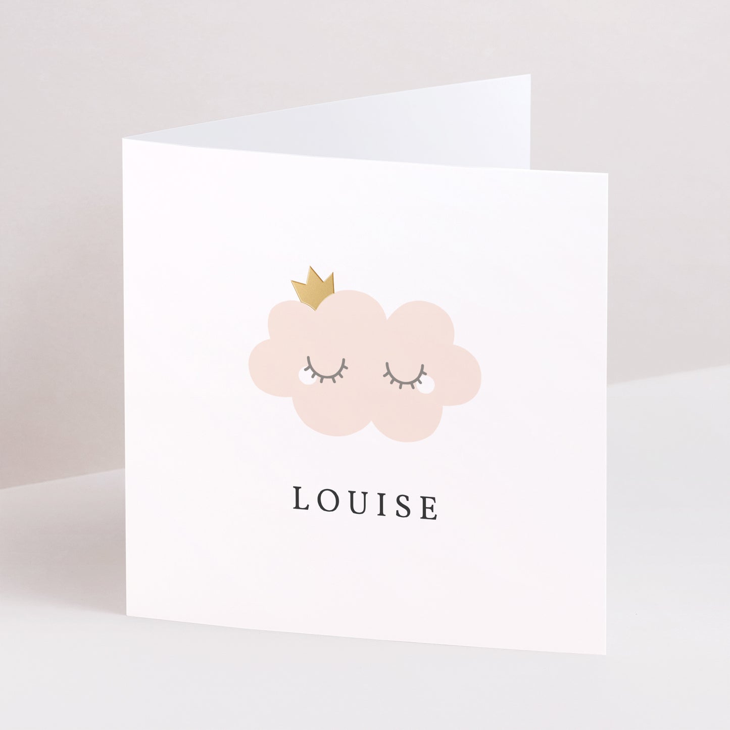 Faire-part Naissance Carré double volet Little Cloud photo N° 1