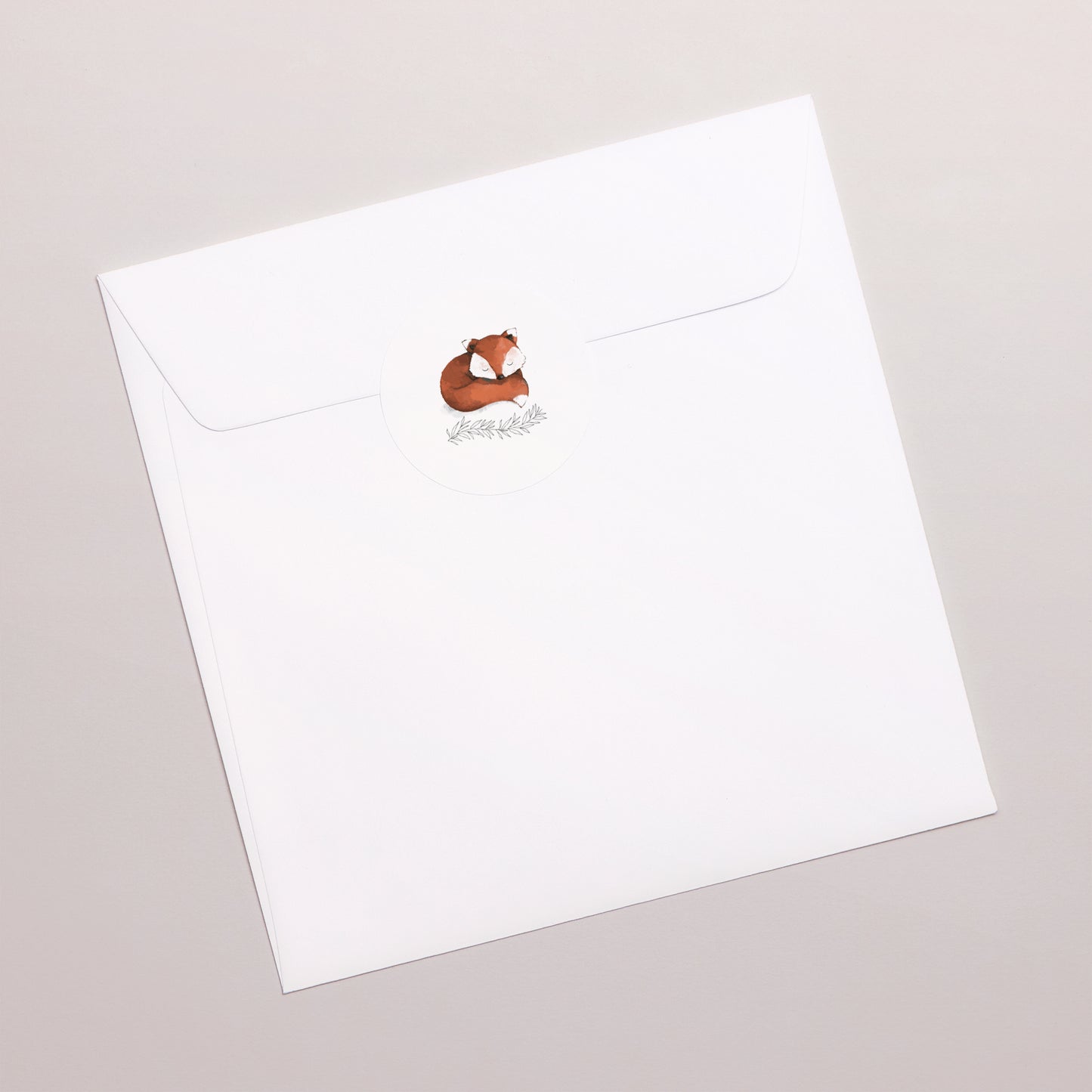 Sticker Naissance Rond Foxy photo N° 3
