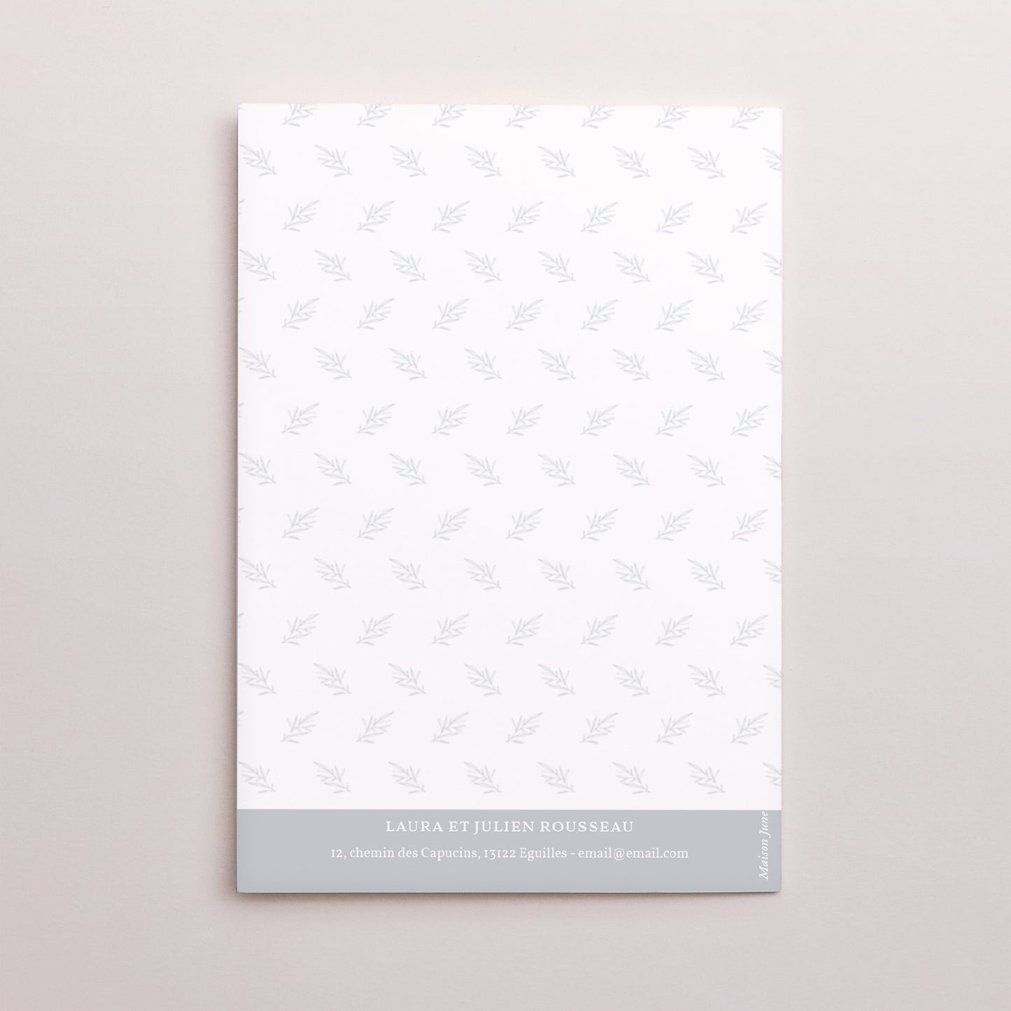 Faire-part Baptême Double volet portrait Baptiste photo N° 3