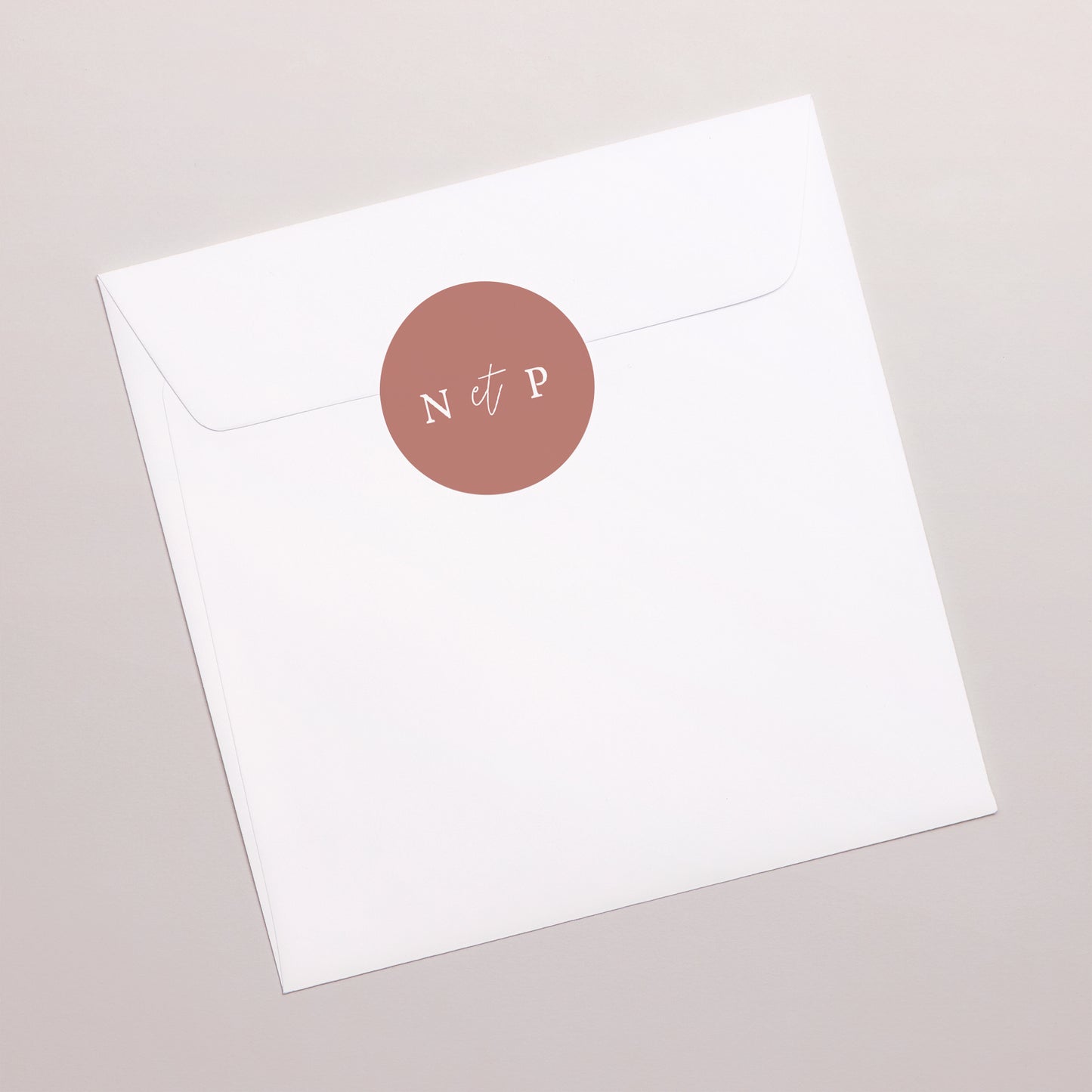 Sticker Mariage Rond Esprit bohème photo N° 3