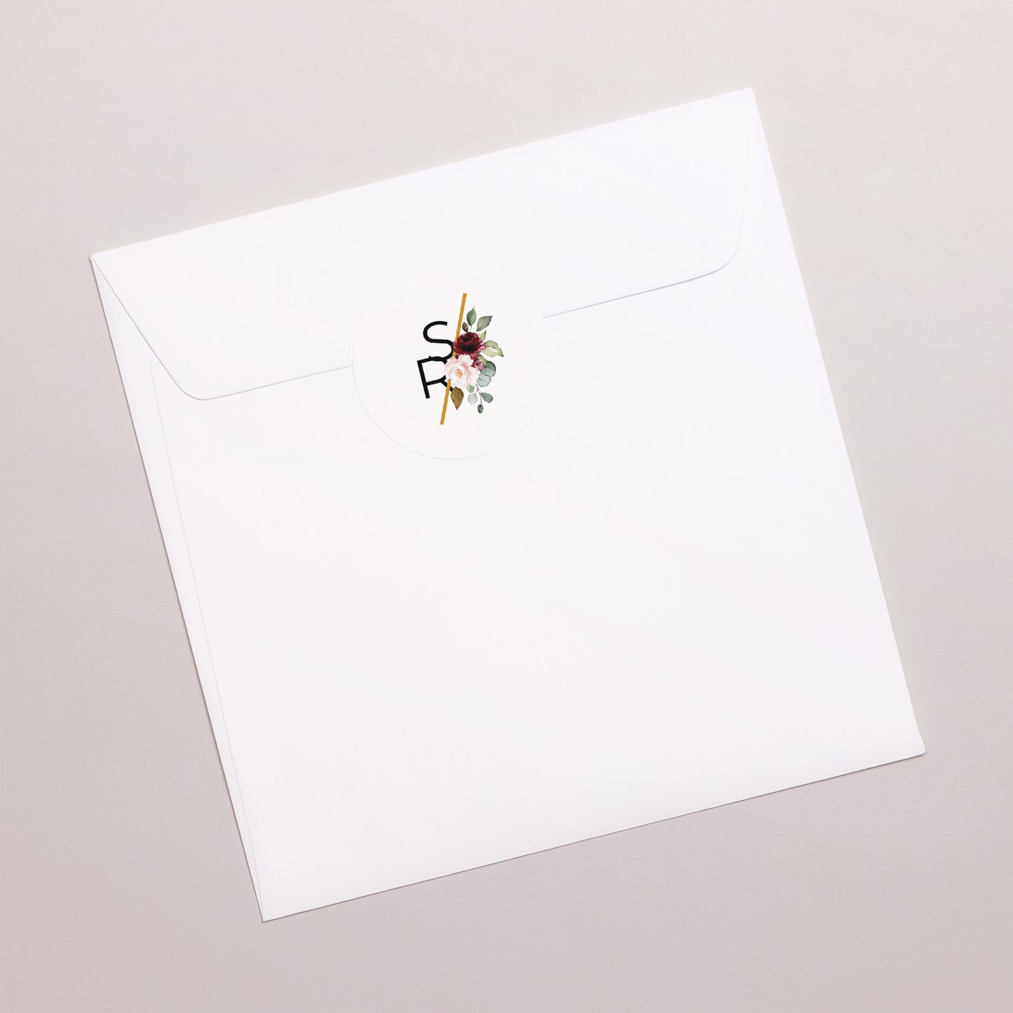 Sticker Mariage Rond Rock'n'Gold photo N° 3