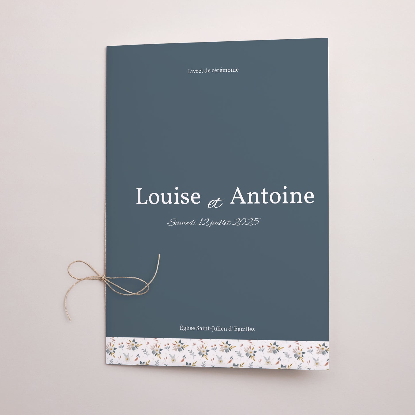 Livret de messe Mariage Double volet Milleflori photo N° 1
