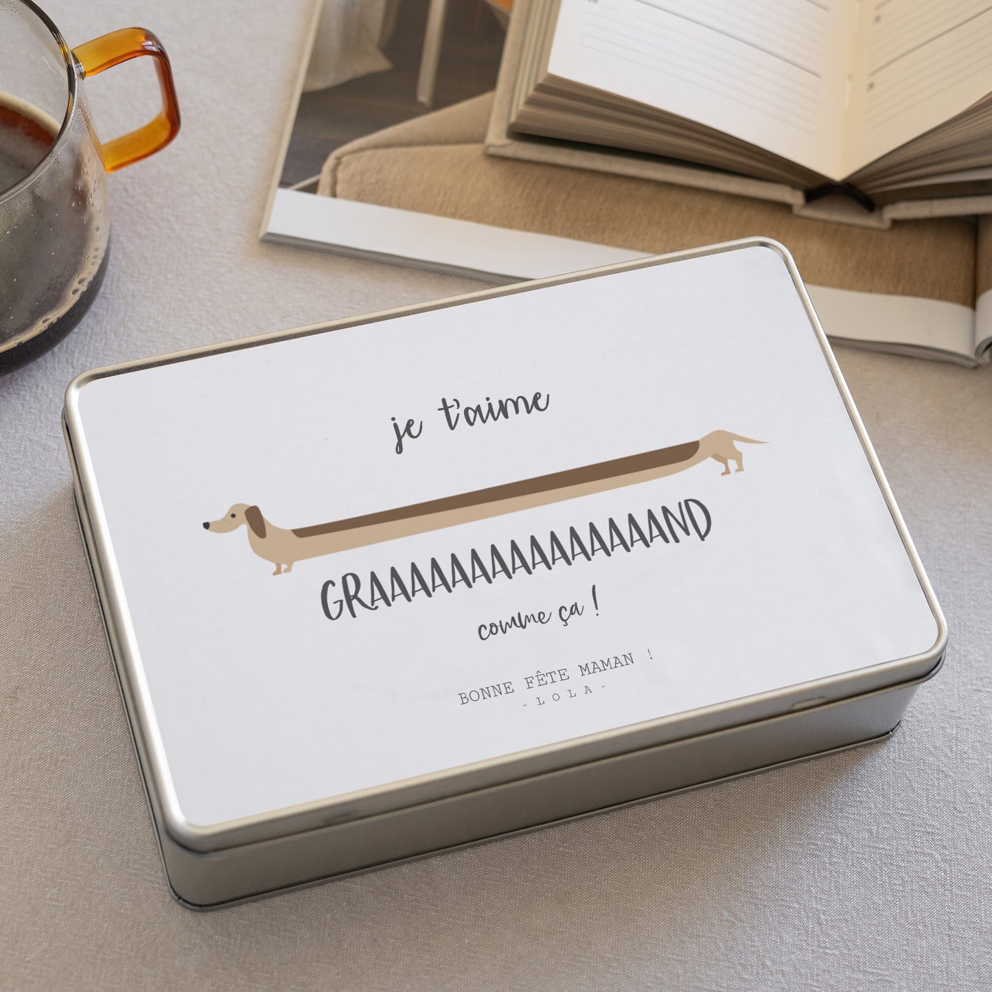 Boite métallique Objets Rectangle Graaand comme ça photo N° 2