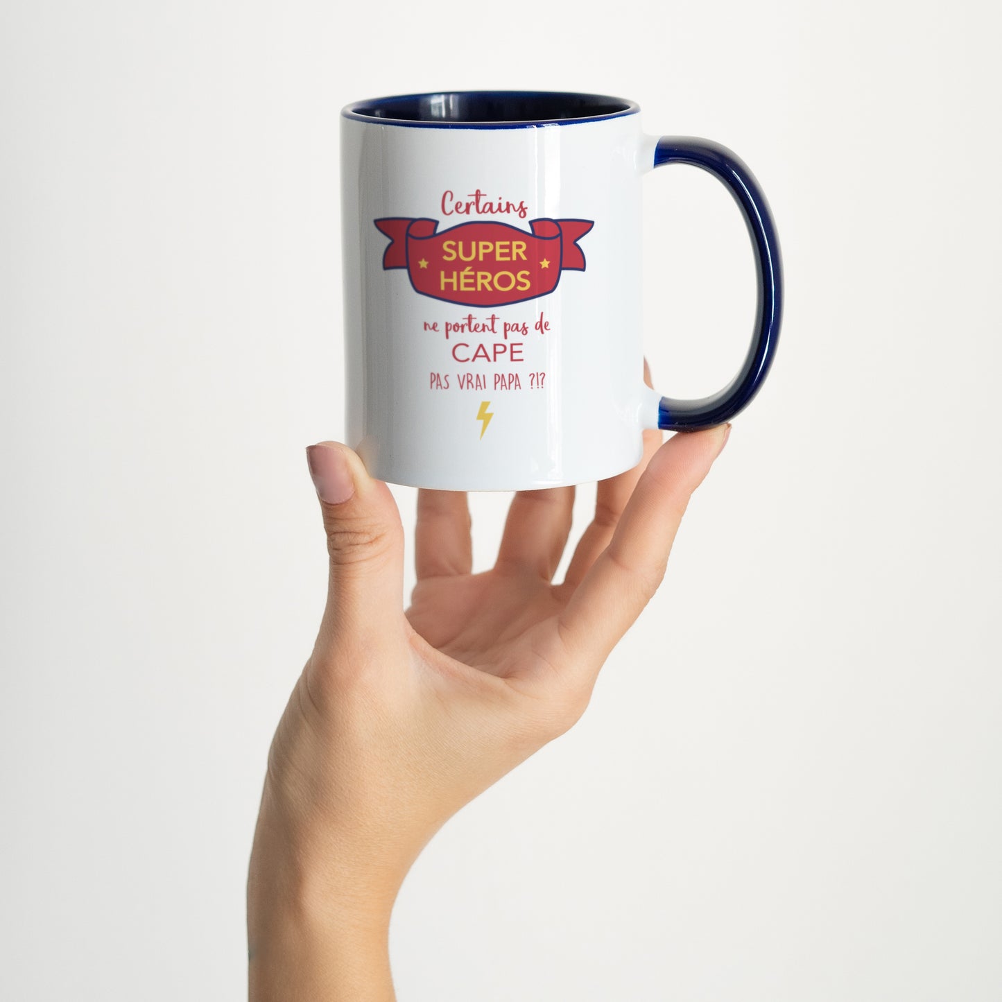 Mug Objets Bleu Supers Heros photo N° 2