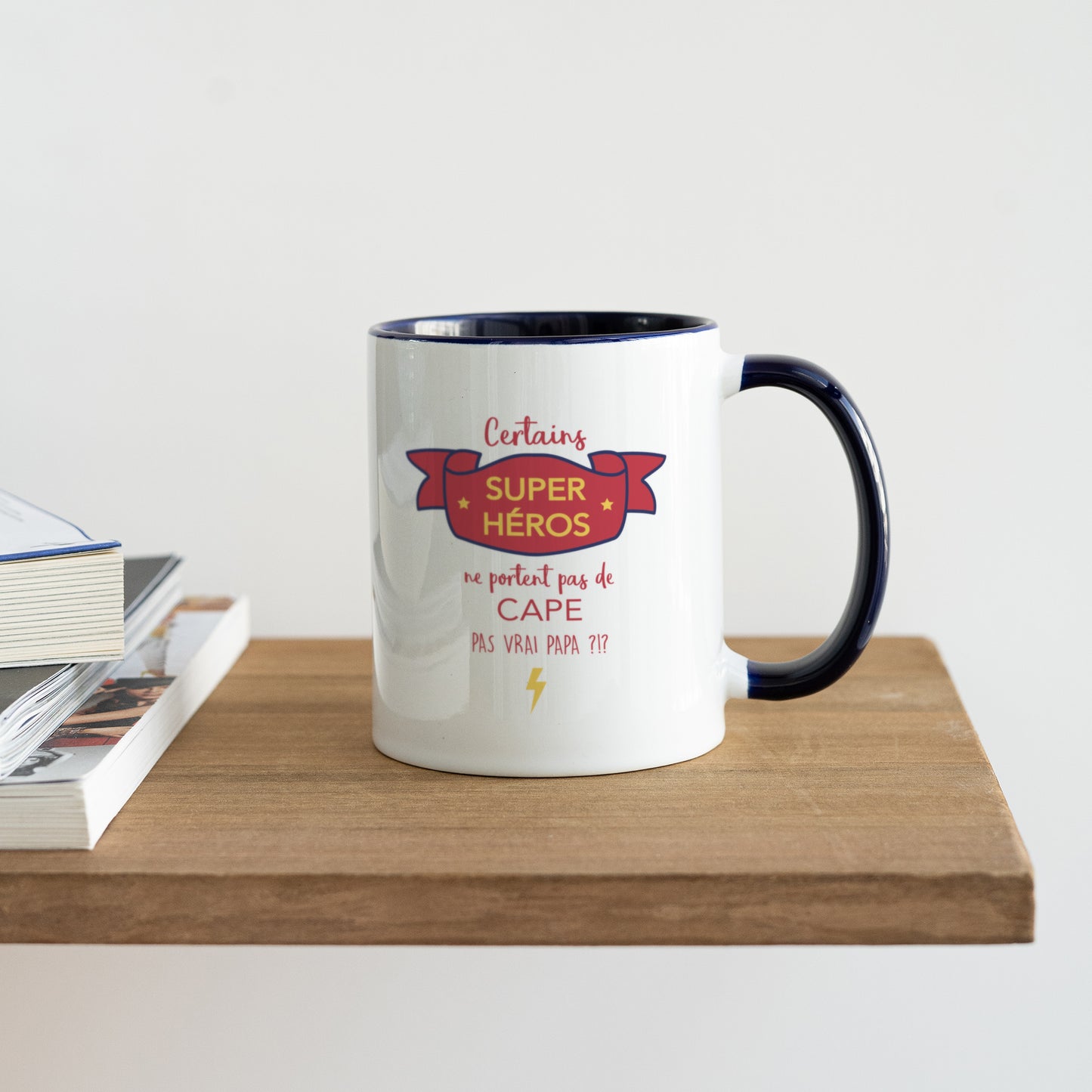 Mug Objets Bleu Supers Heros photo N° 4